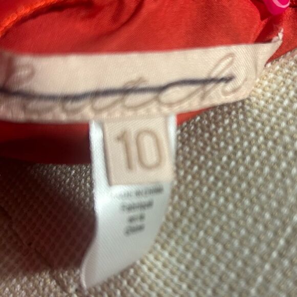 Revolve Anthropologie Hutch Cherry Red Ted Motif Strapless Ruffle Tube Top - Picture 12 of 13